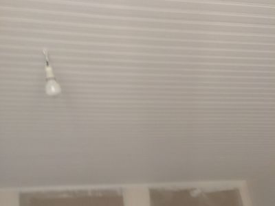 Rénovation plafond en frisette - peinture mat